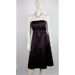 Michaelangelo Black prom dress with free bra.